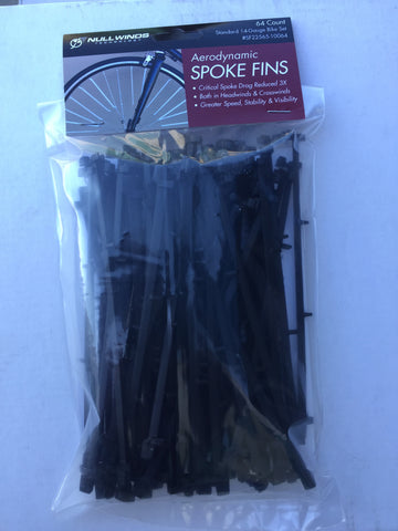 Standard SPOKE FINS/64 Count/Black
